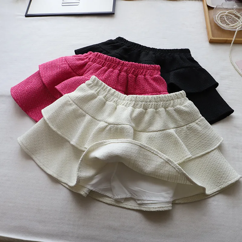 Hoge Taille A-lijn Rok Vrouwen Herfst Winter Nieuwe Elastische Taille Plaid Anti-Licht Uitlopende Taart Rok Princ Sle casual