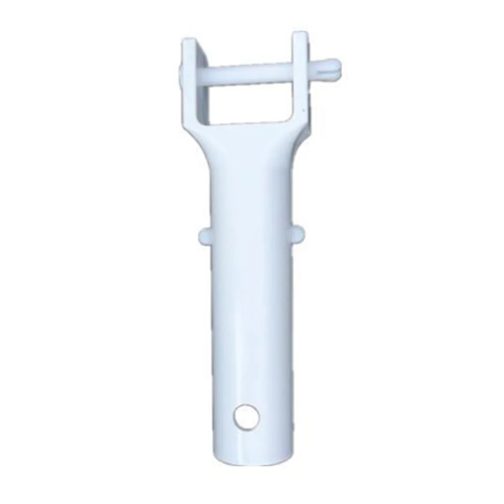 Vacuum Head Handle Replacement for Swimming Pool Maintenance with V-Clip and Lock Pin for Standard Pole Connection