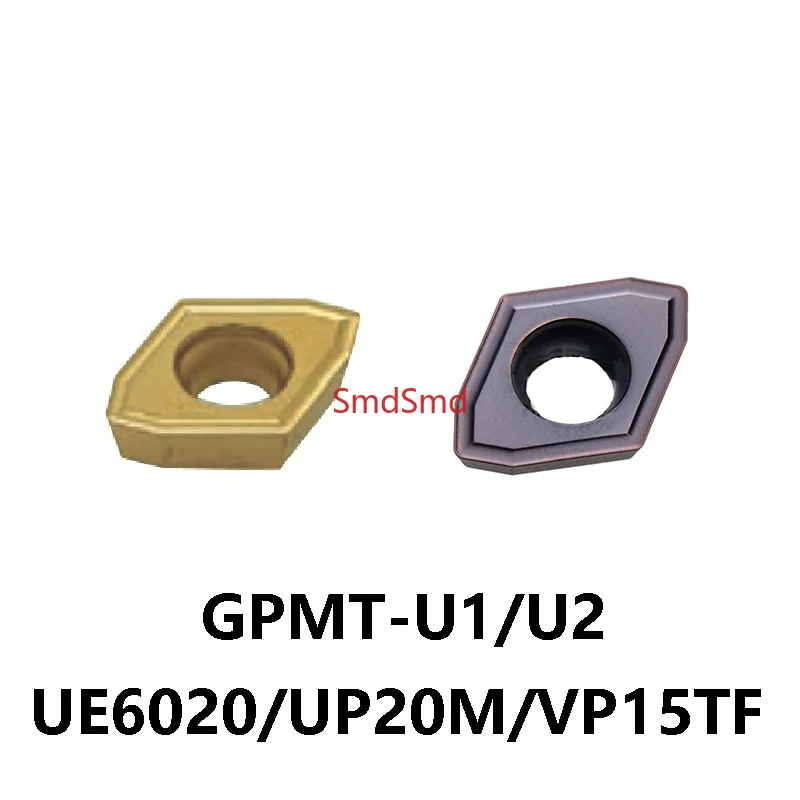 100% Original GPMT060204-U2 UE6020 GPMT11T308 GPMT090304-U2 VP15TF GPMT140408 GPMT070204-U1 UP20M Carbide Inserts GPMT 060204