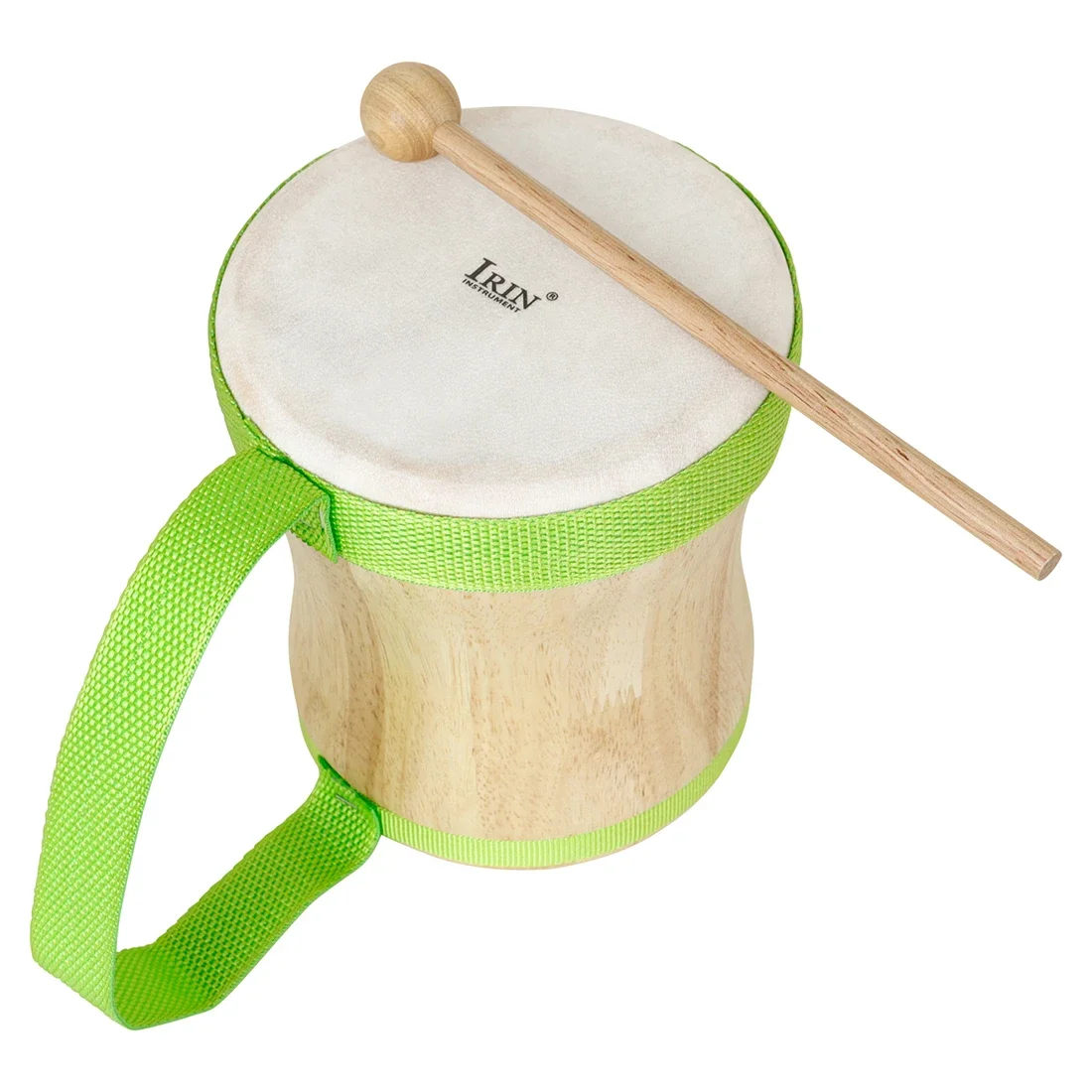 

IRIN Indian Drums Professional Hand Drums Wooden Sheepskin Drums with Drumsticks Percussion Instruments Children's Music Gifts