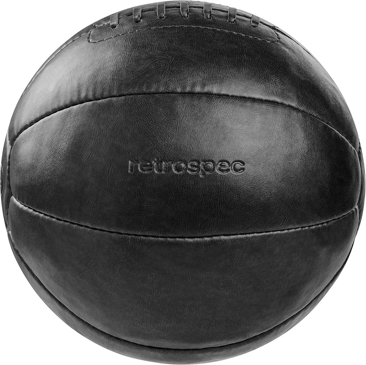 

Core Weighted Medicine Ball 4-30 lbs, Soft Vegan Leather with Sturdy Grip for Strength Training, Recovery, Balance Exercises