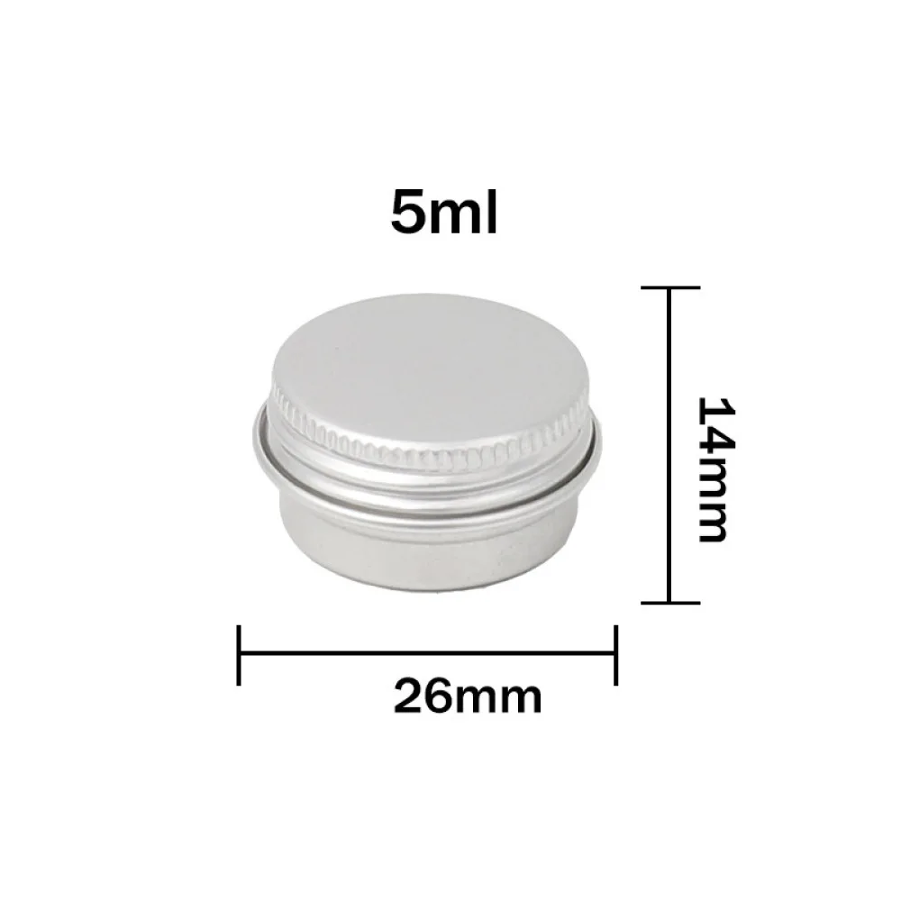 Sample Aluminum Jar Round Meta - Tin Container Lid ulasan dan harga