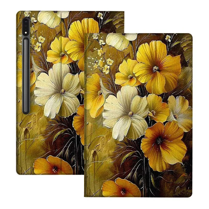 

Flower Sunflower Beautiful Gift For Samsung Galaxy Tab S10 S9 S8 S7 FE Lite Soft Flexible Support Tablet Case