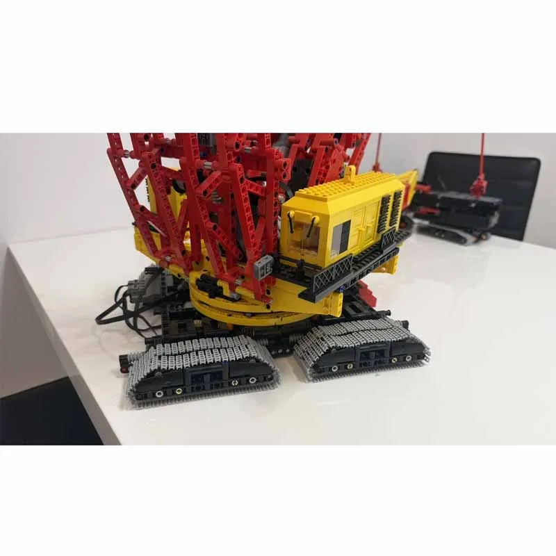 MOC-274158New PopularCargo Crane Lifting Machine Building Block Model6651Parts MOC CreativeBoys Kids Birthday Christmas Toy Gift