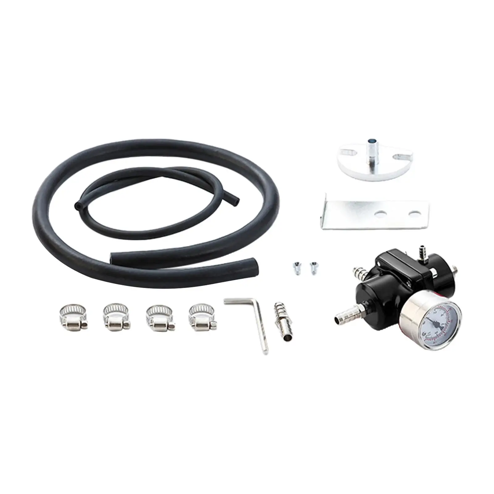 13 peças ajustável regulador de pressão de combustível medidor mangueira kit controles de injeção de combustível