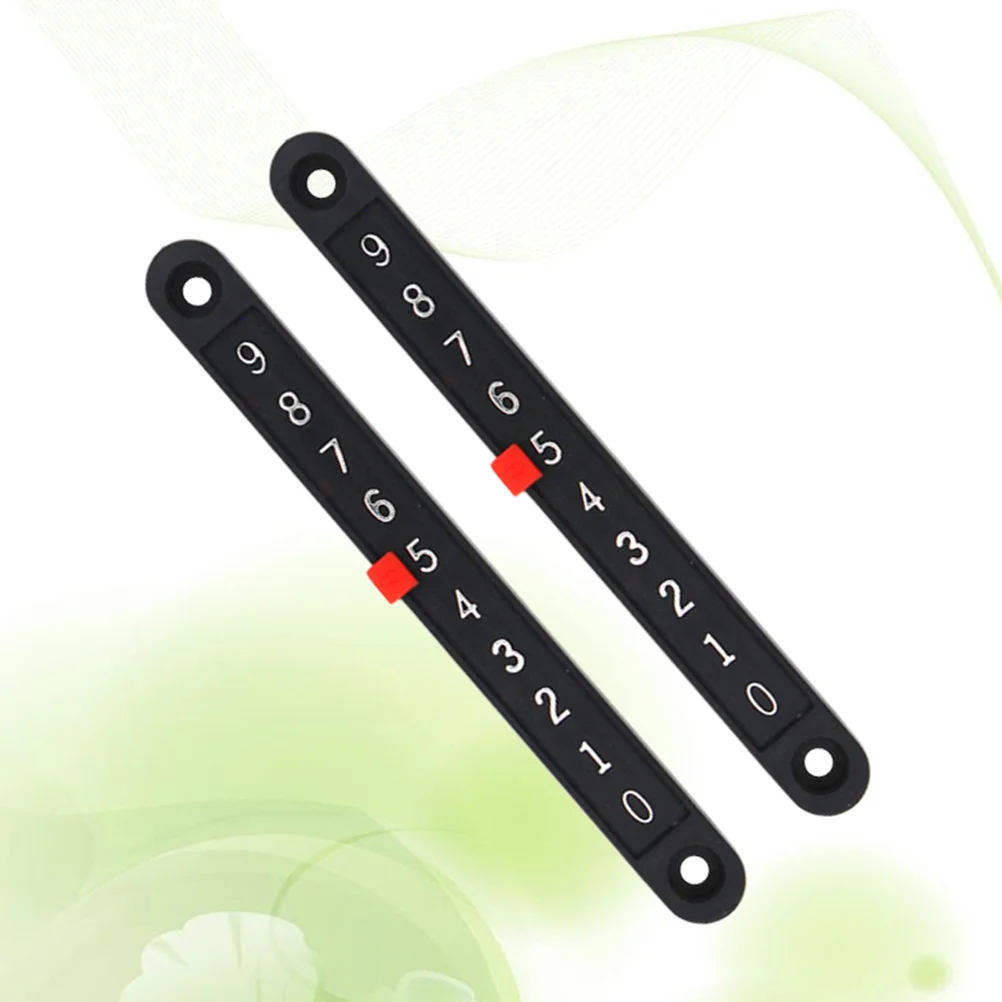 2pcs Plastic Foosball Scoring Counters Table Football Scorekeeper (Black) football scoring counter scorekeeper bar