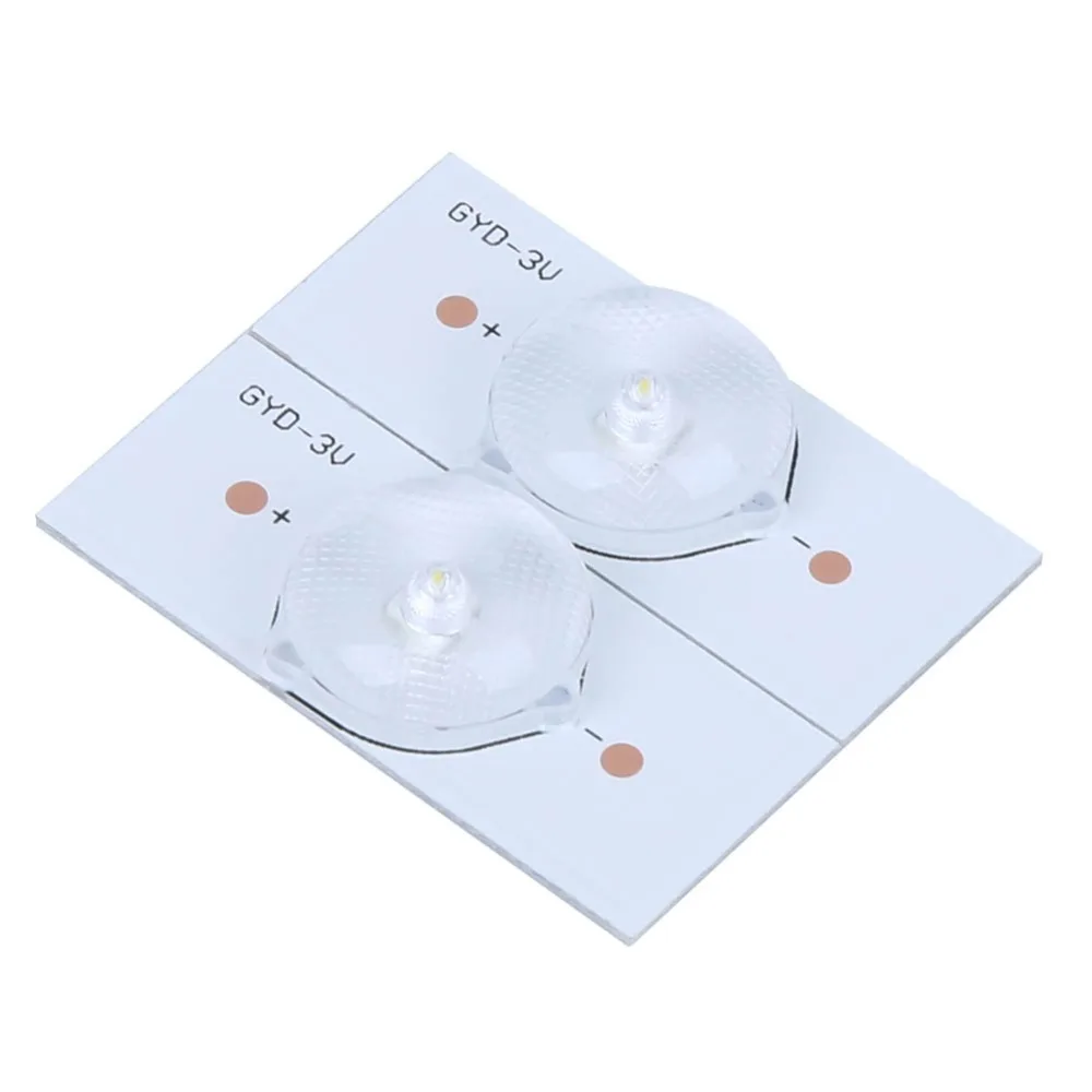 

20 PCS 3V SMD Lamp Beads with Optical Lens Fliter Fiberglass Board LED Bulbs High Brightness Energy Saving Light Bead