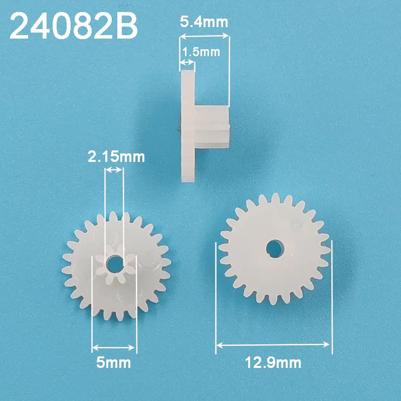 

Шестерня пластиковая 24082B 0,5 м, диаметр 13 мм, 24 зубца, 8 зубьев, детали для игрушек, колеса 10 шт./лот
