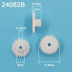 24082B 0.5M Gear 13mm Diameter 24 Teeth 8 Teeth  POM Plastic Pinion Toy Parts Wheels 10pcs/lot
