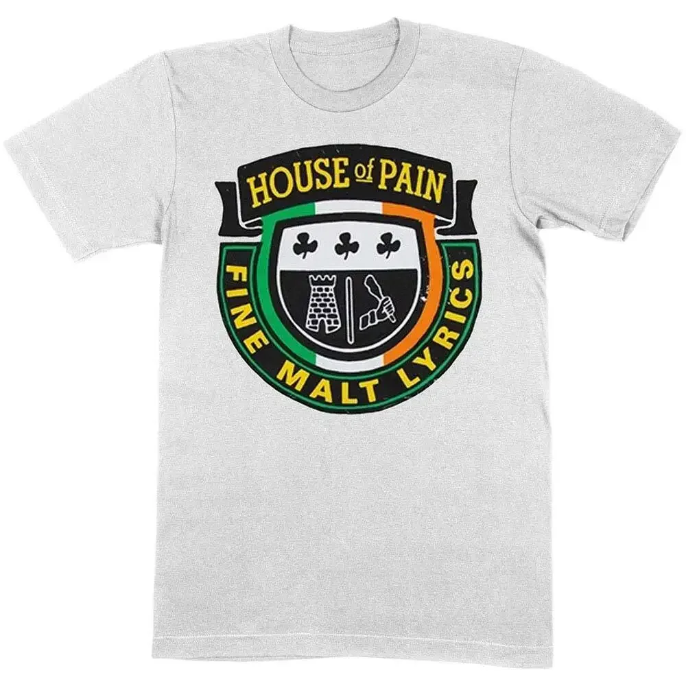 Men'S House Of Pain Fine Malt Slim Fit T Shirt Large White