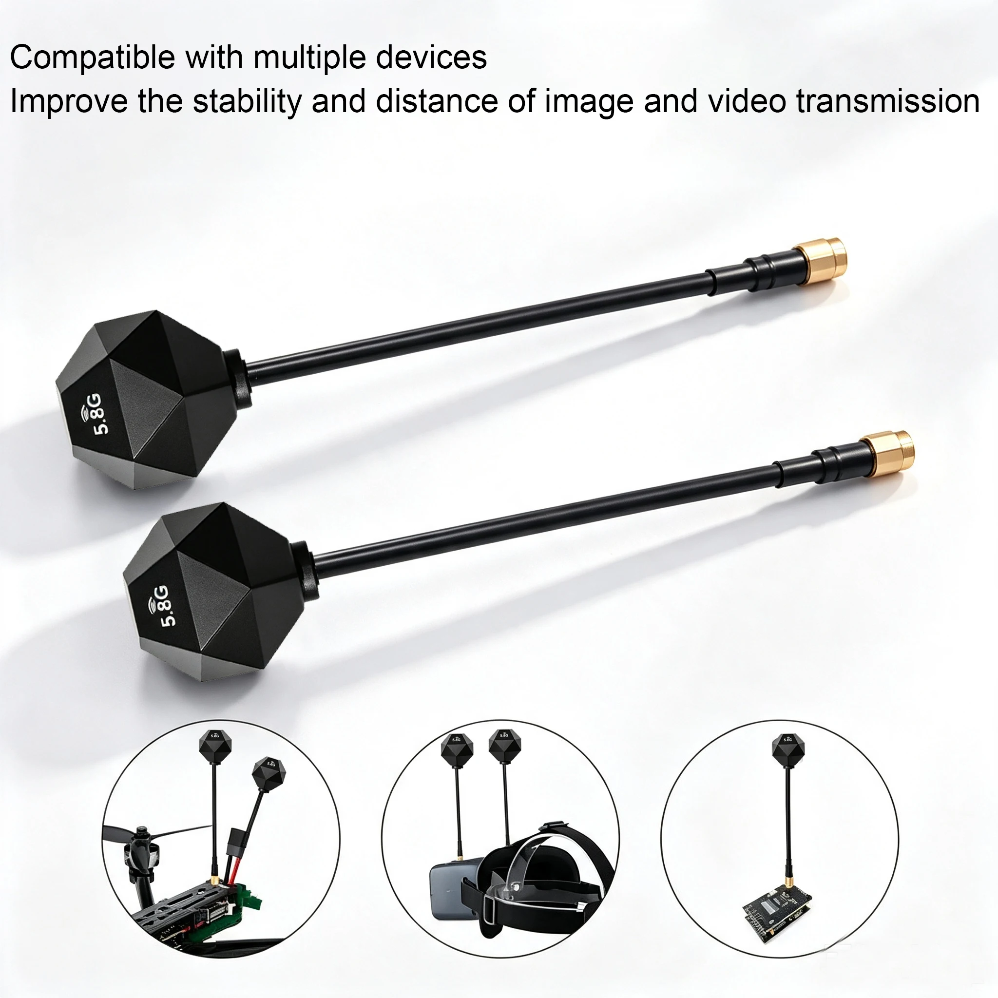 เสาอากาศ 5.8GHz 3.5dBi LHCP RP - Drone Racing Antenna บทวิจารณ์และราคา