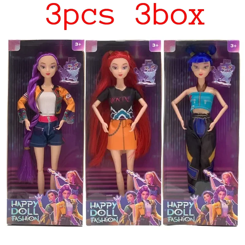 NEW Demon Hunters Figure  Anime KPopDoll Vinyl Toy Rumi Mira zoi Character vinyl mask figurine Birthday Gift Fan Club Gifts