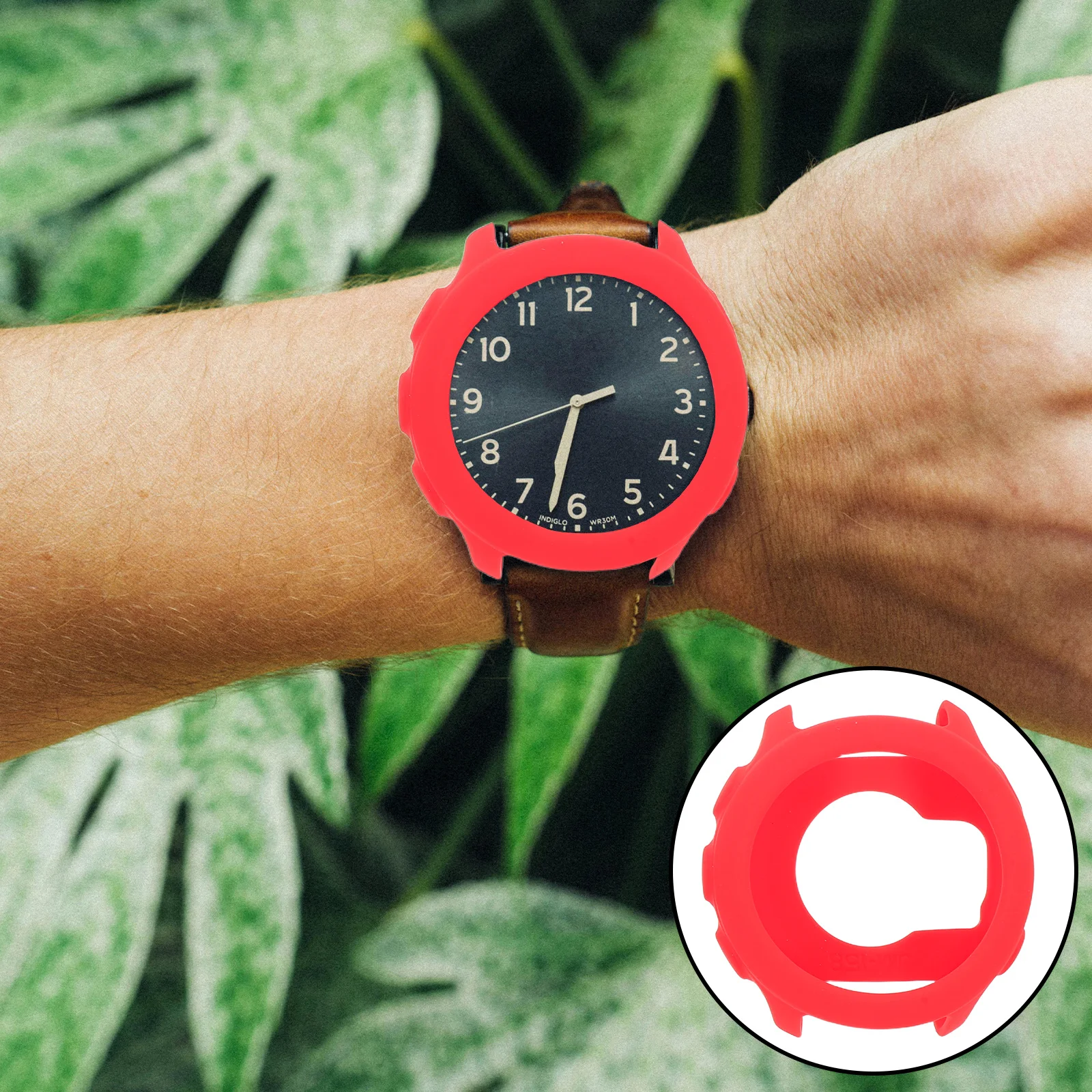 

8pcs Watch Case Protector Silicone Soft Bumper Cover For Forerunner 158 Protective Case Screen Guard Dustproof