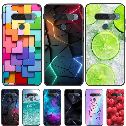 LG G8X ThinQ 케이스 V50SThinQ 소프트 블랙 실리콘 범퍼 나비 휴대폰 커버, LG V50S ThinQ 케이스 G8XThinQ Fundas Coque