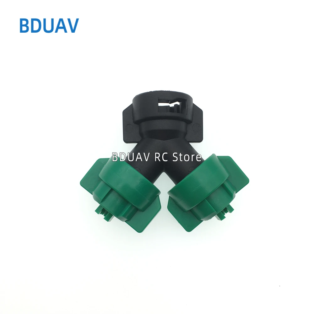 1PCS Agriculture Drone Sprayer Nozzle Assembly Y-shape Bi-nozzle High pressure Double Head Cap Filter for RC UAV