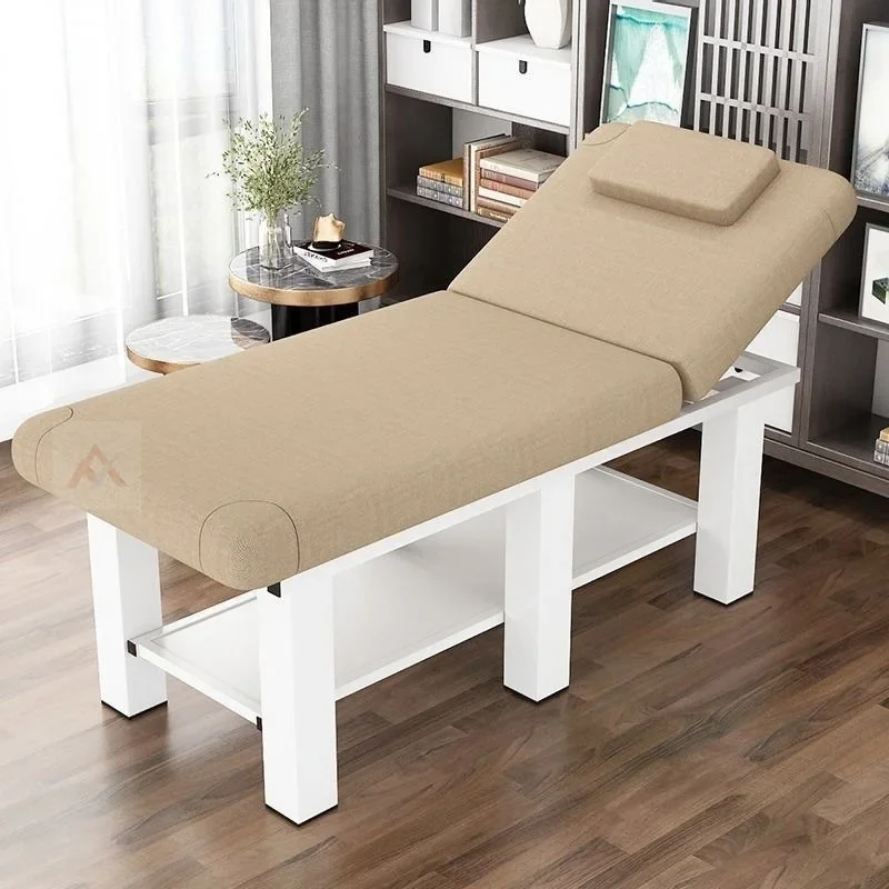 Modern Minimalist Foldable Beauty Bed Massage Bed Set Practical Therapy Bed with Holes for Home Spa and Salon Use Massage Bed