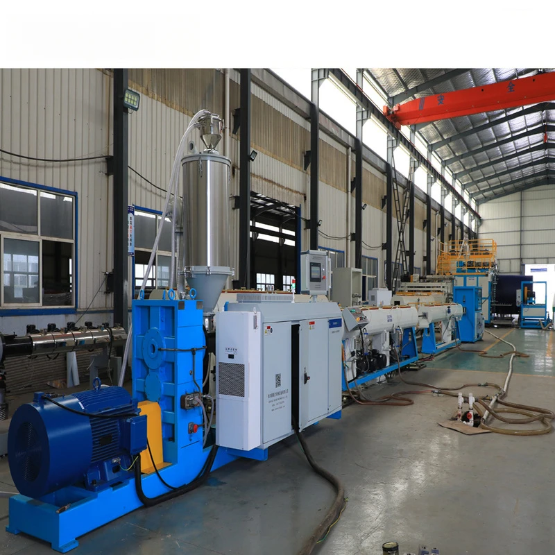 110-315mm Single-Screw HDPE PP PPR PE Multi-Layer Solid-Wall Pipe Extrusion Line Energy-Saving Remote Control PLC Pump
