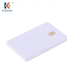 10PCS Smart IC Cards SLE 4442 Chip Blank PVC IC Cards ISO7816