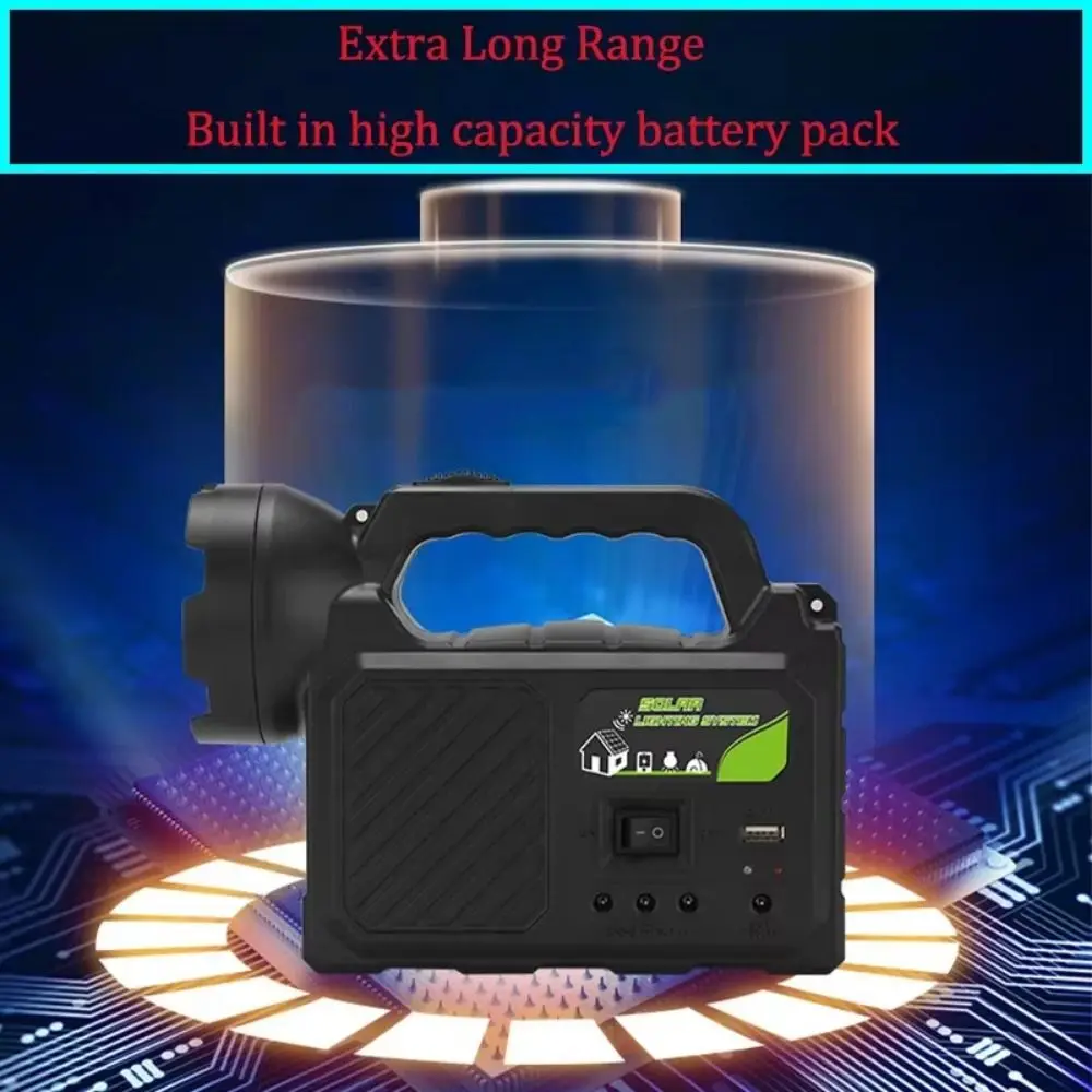 Solar Panel Charging Solar Courtyard Light Multifunctional Daily Waterproofing Emergency Light Practical High Quality