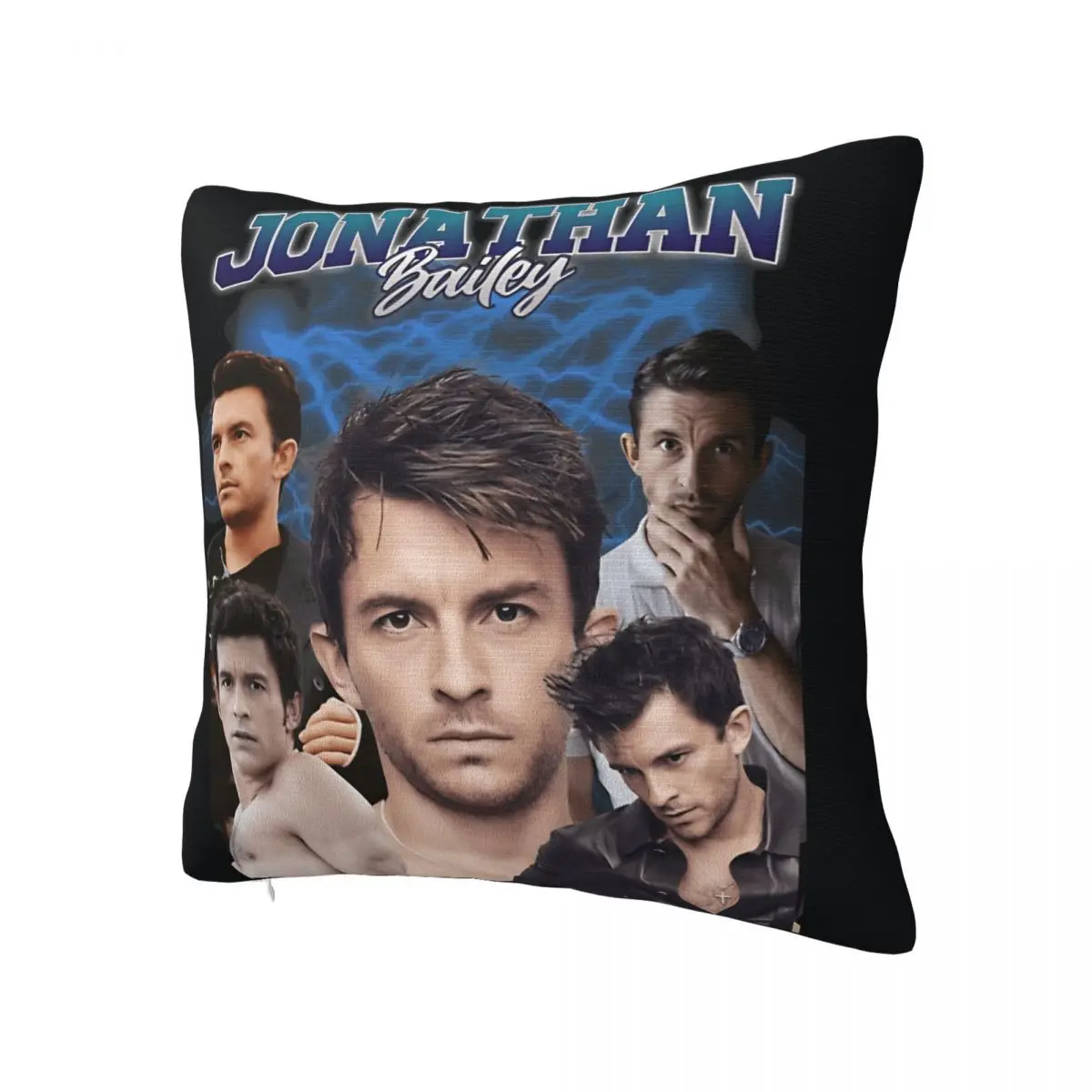 غطاء وسادة جوناثان بيلي غطاء وسادة جرافيك لطيف مضحك كيس وسادة لمكتب سيارة ديكور المنزل سادات