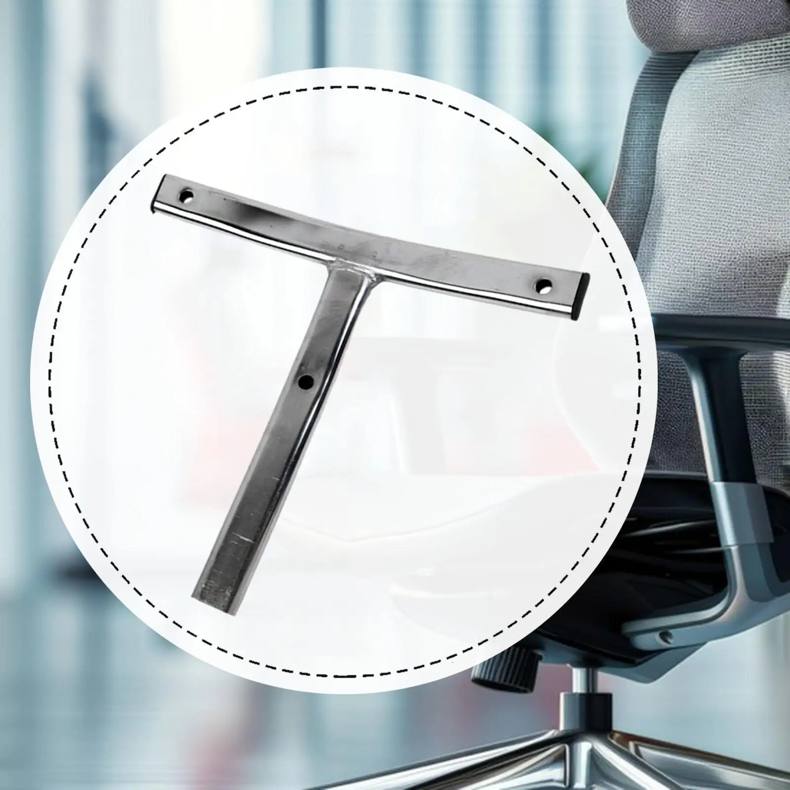 كرسي دوار على شكل حرف T، جزء بديل لقضيب دعم الظهر للمنزل #3