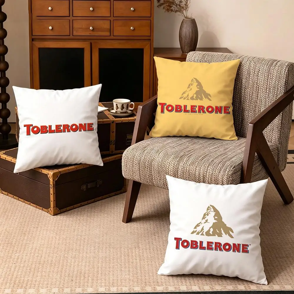 Brand-TobleroneS Cushion Cover Soft Velvet Cushion Cover Set 4Pcs 50x50 45x45 Zipper Pillowcase for Home Decor