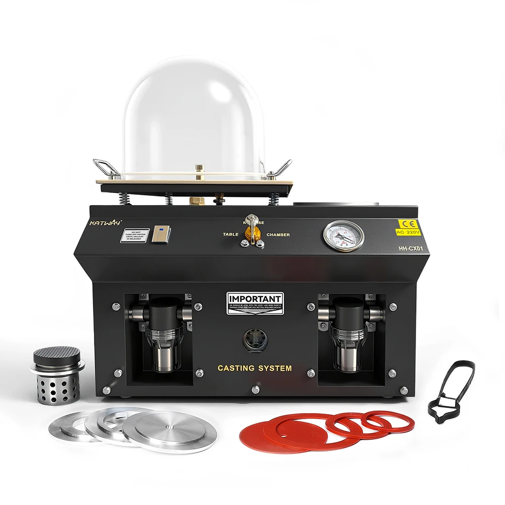 

2025 НОВАЯ машина для соединенного вакуумного литья на 2–6 л, инструменты для ювелирных изделий, машина для вакуумного Investing и Casting