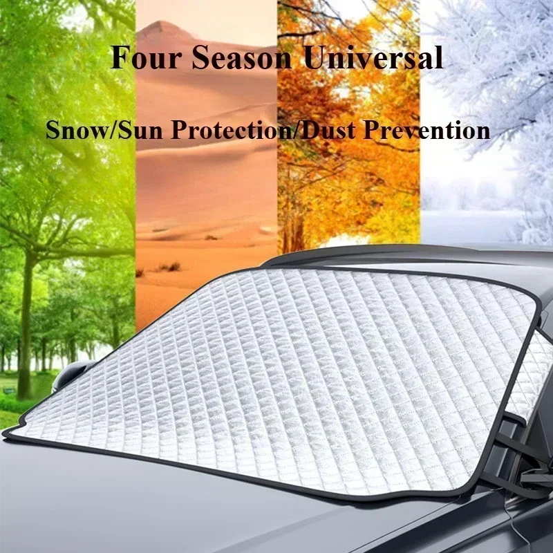 For VW Volkswagen Golf 7 MK7 Tiguan MK2 Ateca Leon FR 2 Ibiza Skoda Octavia Car Snow Shield Frost Prevention Windshield Sunshade