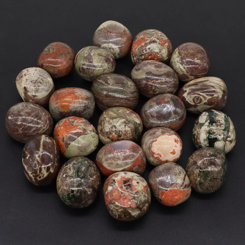 Geld-Jaspis Natürliche Trommelsteine Heilkristalle Reiki Bulk Quarz Edelsteine Mineralien Specimen für Aquarium Garten Heim Dekoration