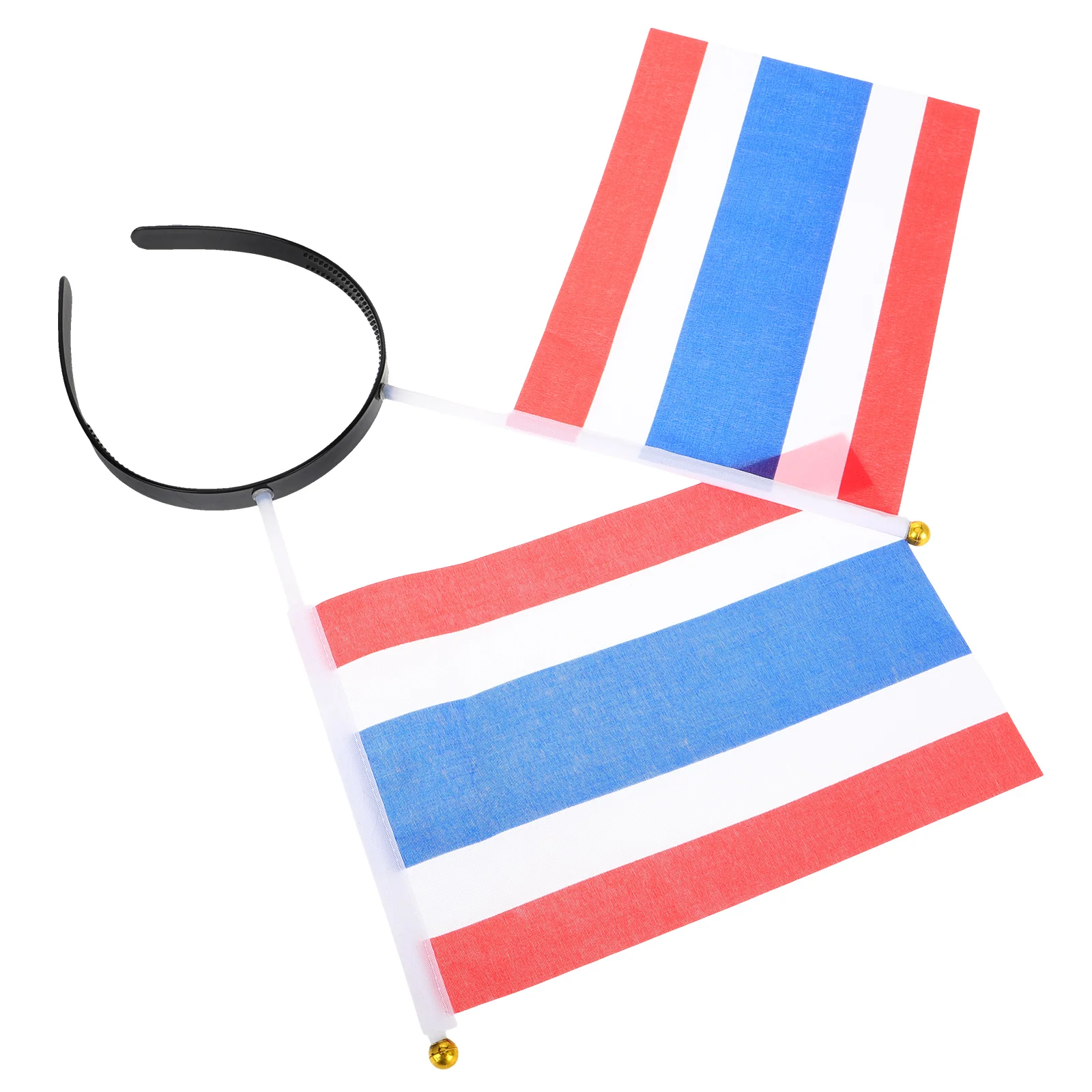 

Thailand Flag Headband Party Cheer Prop Patriotic Accessories National Decoration Sport Event Supplies Country Party Favor