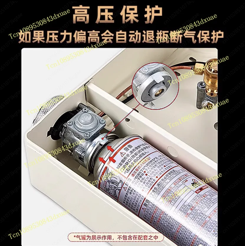 Cassette stove high-power commercial model portable multi-user household gas windproof