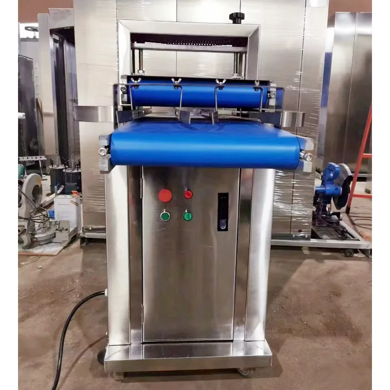 Custom Bakery Bread & Burger Bun Slicer Automatic Horizontal Cutting Machine with Adjustable Thickness