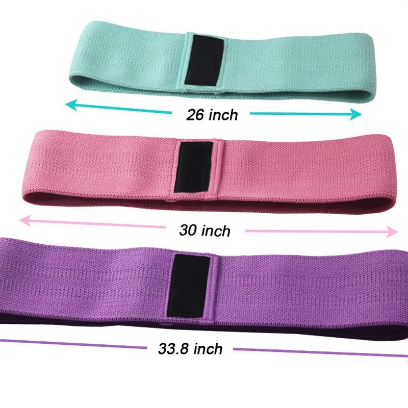 

Custom Logo Factory Exercise Resistance Loop Bands Workout Set Neoprene Material for Women's BodyBuilding and Hip Leg Trainingpr