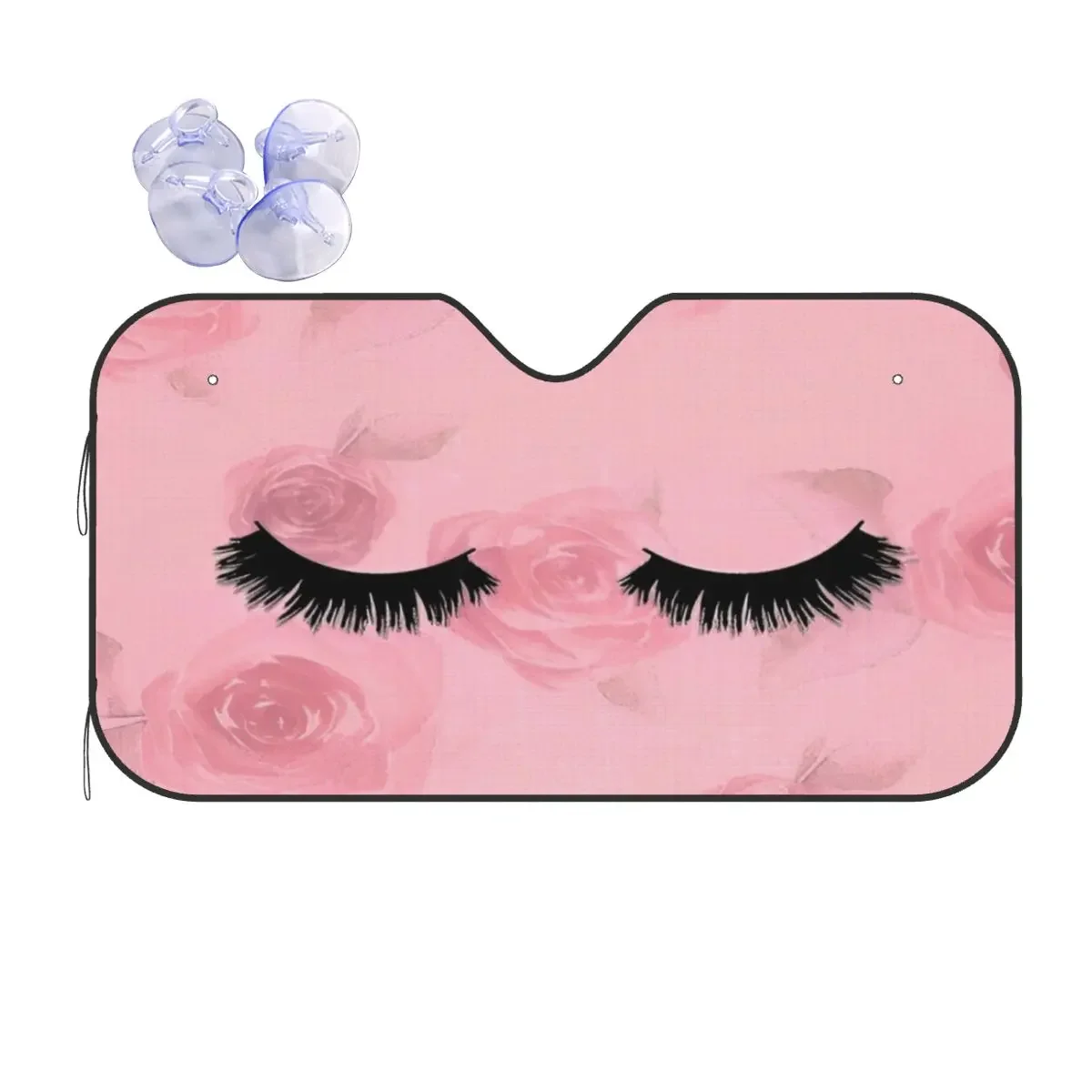 

Модный солнцезащитный козырек для ресниц, лобовое стекло 70x130 см, фольга, крышка ветрового стекла автомобиля, теплоотражатель