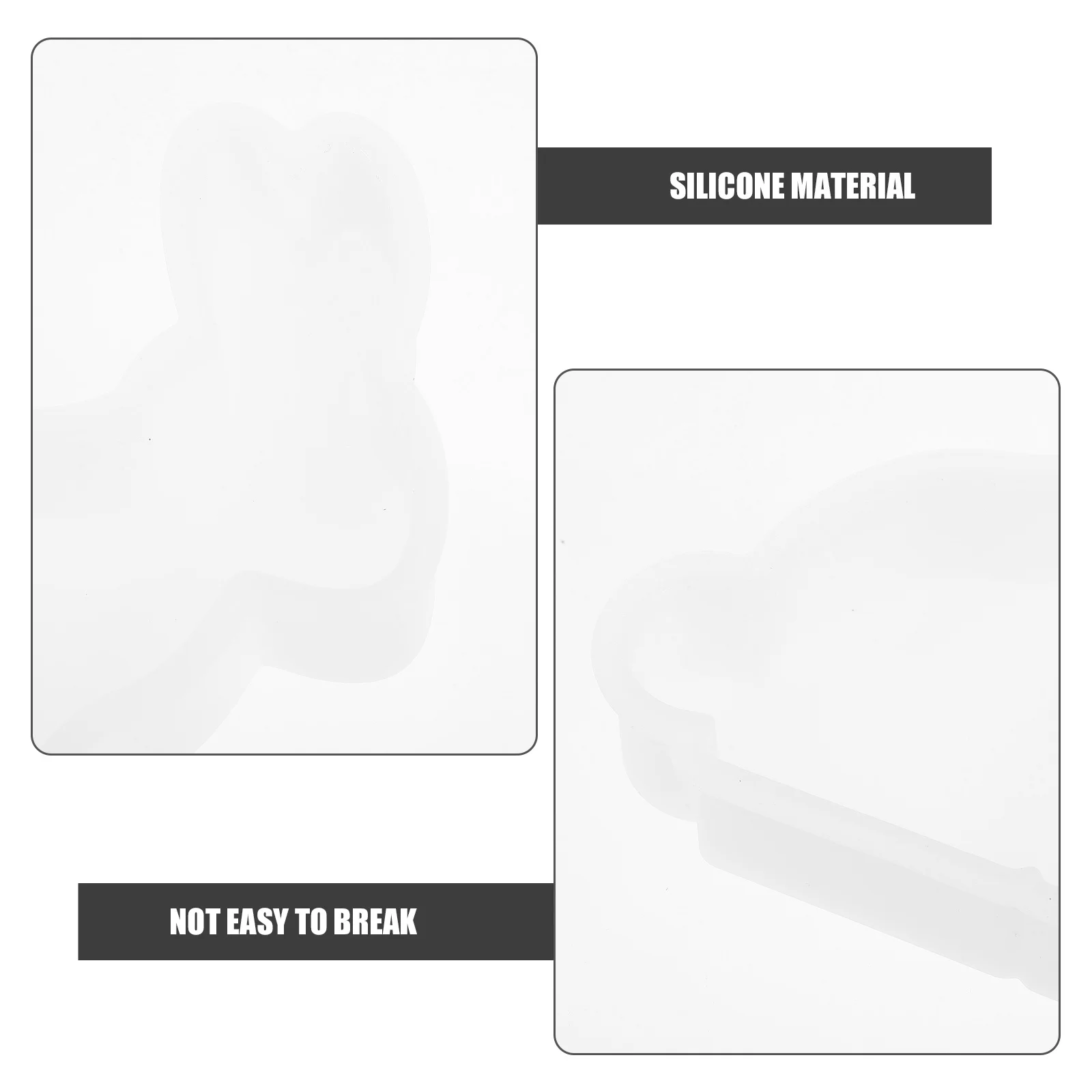 

Three-dimensional Rabbit Mold Bunny Shaped Silicone Chocolate Modeling Craft Silica Gel Epoxy Candy Molds