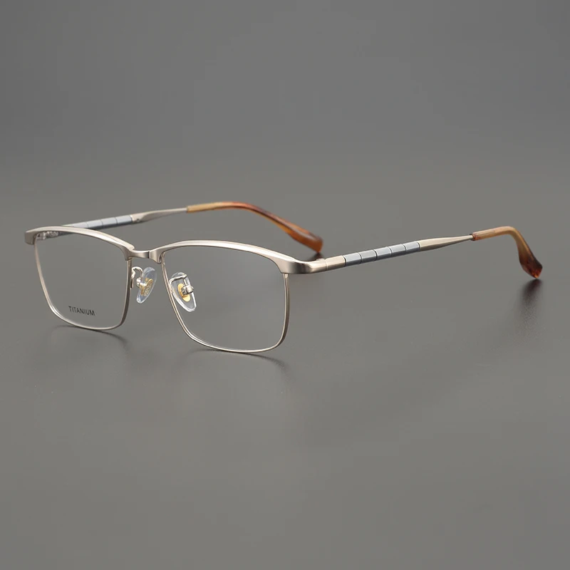 SO SMOOTH WIND Japanische handgefertigte ultraleichte Brillengestelle aus reinem Titan für Herren, Business-Quadratbrillen für Damen, Brillen, Brillen, Gafas Designer 5