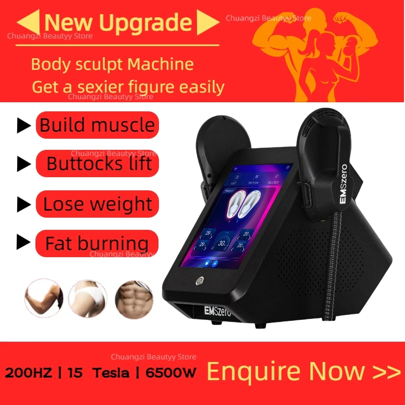 

Portable Sculpting Machine DLS-Emslim Electromagnetic Muscle Stimulator WeightLoss Butt Lift Fat Removal RF EMSzero Machine