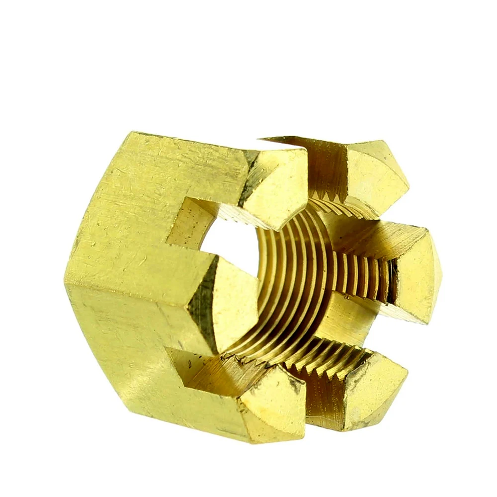 90171-18M04 Nut Castle for Yamaha  2 Stroke 100-300HP 4 Stroke F75- F350 90171-18M04-00 Boat Engine