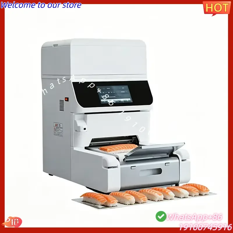 2026Hot QDMECH Commercial Auto Forming Sushi Roll Machine High Efficiency Round Sushi Maker