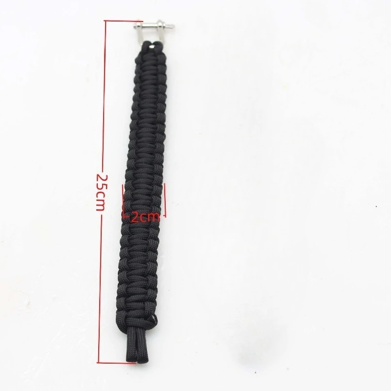 

Уличное снаряжение, 7-жильный браслет из паракорда, уплотнительное кольцо, лук, пряжка из цинкового сплава, браслет для выживания, спасательный паракорд