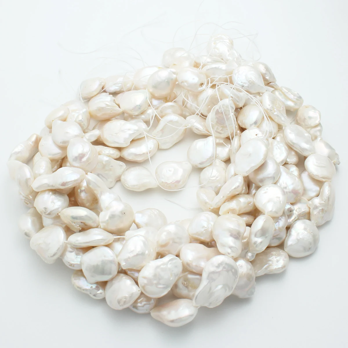 Natural freshwater pearl droplet shaped Baroque irregular shaped beads for jewelry DIY necklaces and bracelets 13-18mm