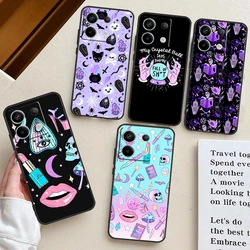 Girly Pastel Witch Goth Case For Xiaomi Redmi Note 13 Pro 12 11 10 9 9S 10S 11S 12S Cover For Redmi 12C 9C 10C 13C