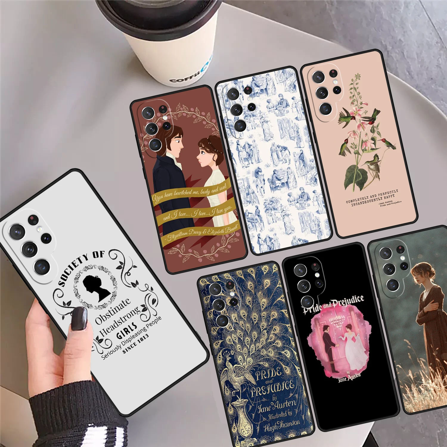 

Чехол для телефона «Гордость и предубеждение» для Samsung Galaxy S24 S25 Ultra S23 S22 Plus S21 FE S20 Note 10 20 Pro