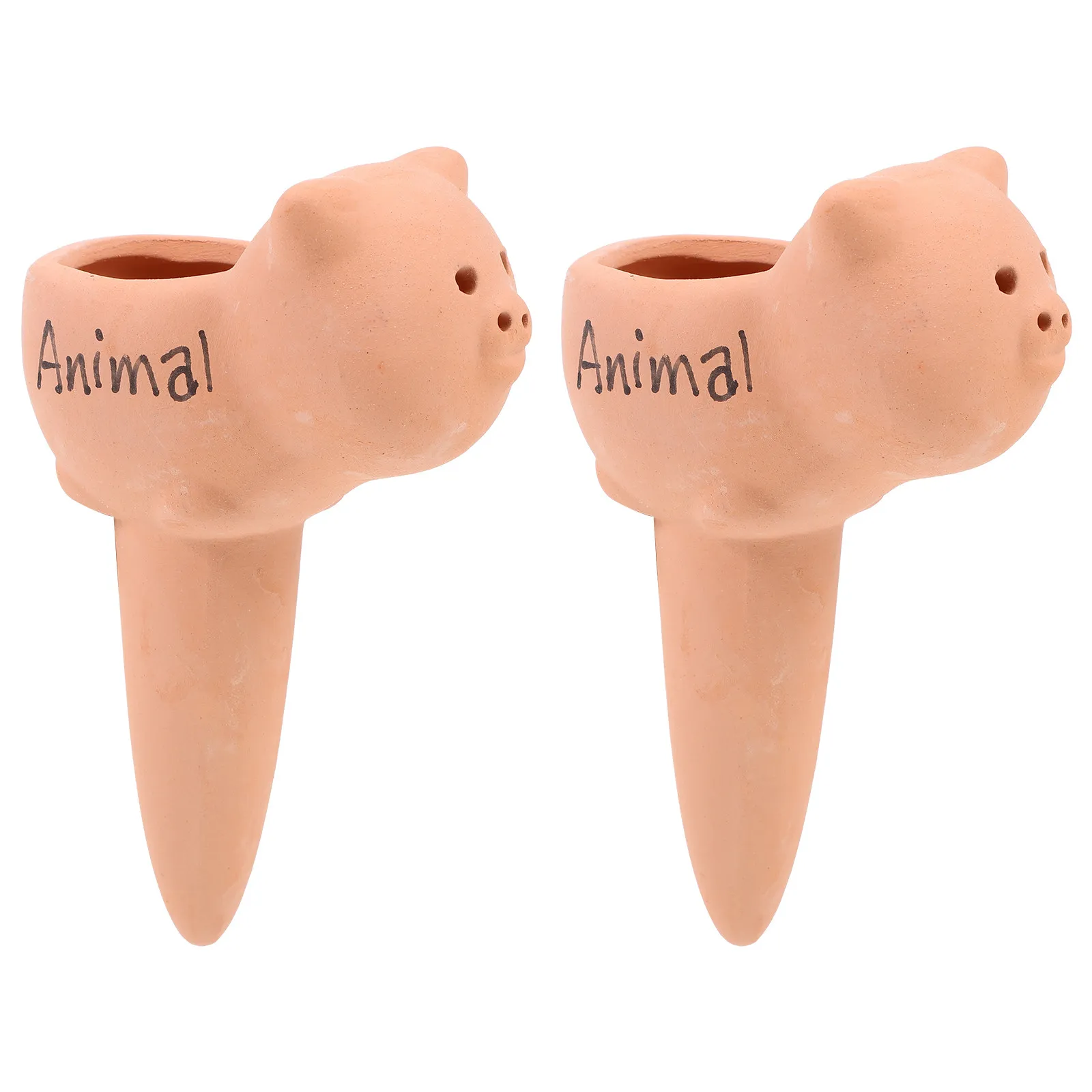 

2 шт. небьющиеся красные глиняные шары для полива, автоматическое устройство для орошения сада, патио, газона, комнатных растений