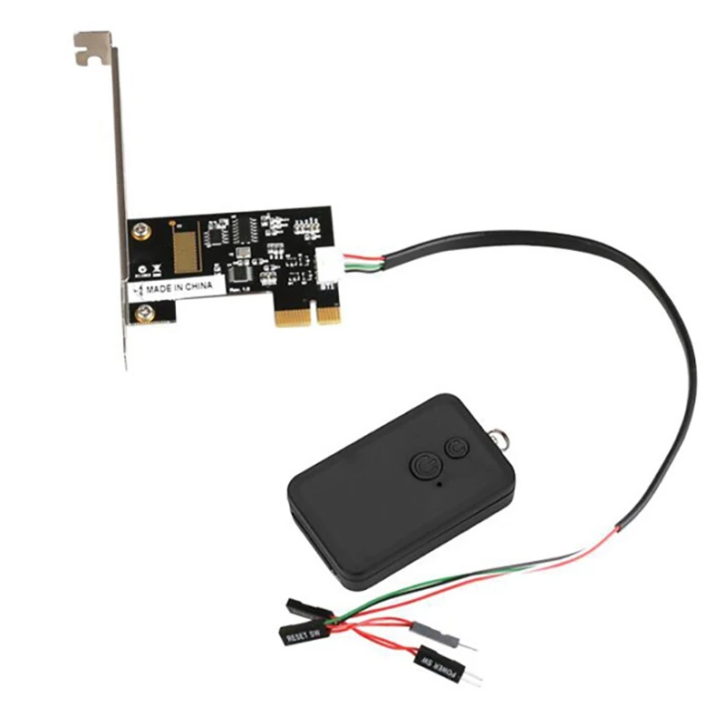 Saklar Remote Control komputer Desktop nirkabel, saklar sasis komputer Desktop untuk PC