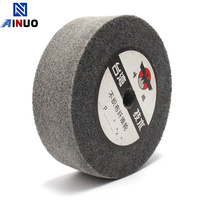 200mm Nylon Fiber Polishing Wheel Buffing Pad 25mm Thickness Non-woven Abrasive Grinding Disc Rotary Tool Accessories 5/7P