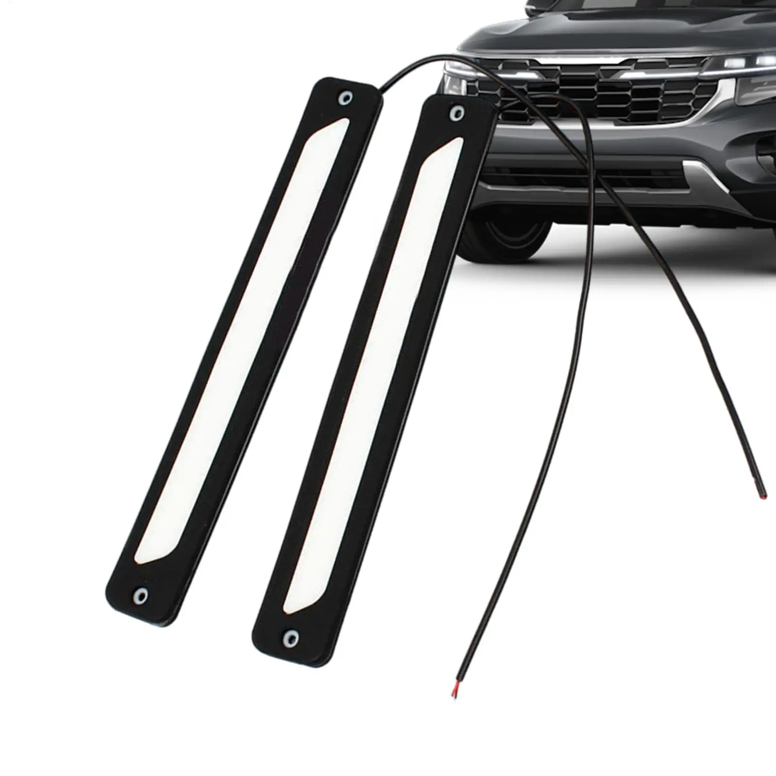 

Daytime Running Light 9in Modified Replacement Lamp 2 Pieces Super Bright Modified Car LED Lights Front Rear For Truck Trailer