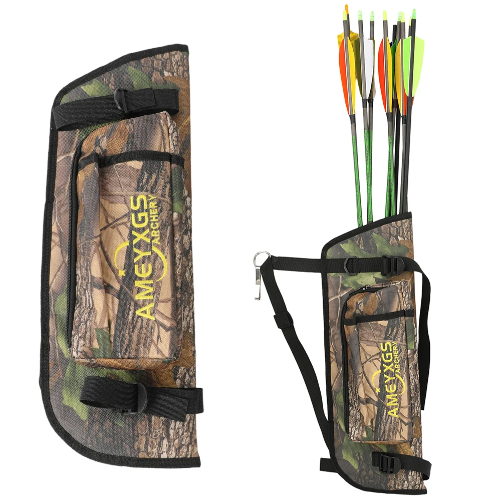 

Oxford Fabric Archery Traditional Arrow Quiver Lightweight Portable Recurve Bow Outdoor Shooting Daily Practice Hunting Target
