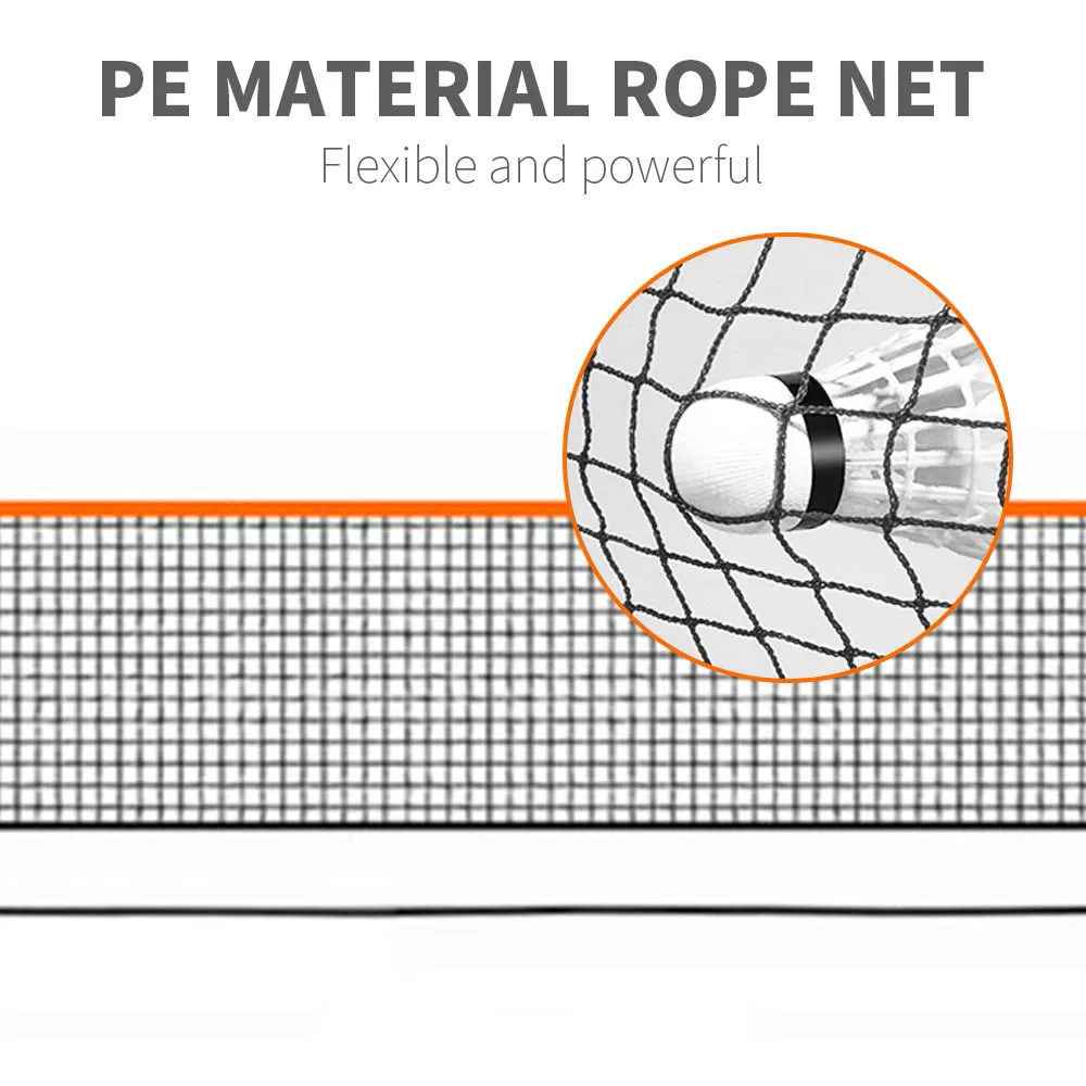 Professional Easy Setup Without Frame Outdoor Volleyball Net Tennis Training Net Badminton Net Tennis Net Mesh