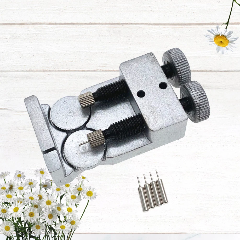 

Professional Watch Strap Repair Tool Durable Metal Link Removal Kit For Watch Connecting Shaft Silver